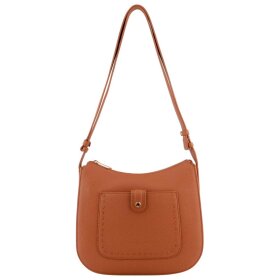 POURCHET - BRIDE SOFT SKULDERTASKE 29X27,5X9,5 CM | CAMEL