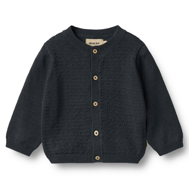 WHEAT - BJØRN CARDIGAN | NAVY