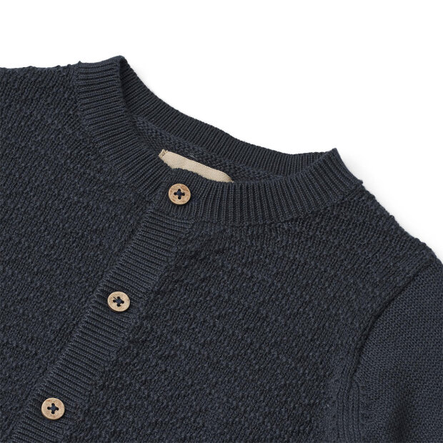 WHEAT - BJØRN CARDIGAN | NAVY