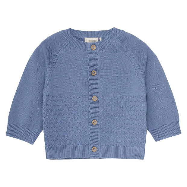 FIXONI - FIXONI STRIKKET CARDIGAN | FLINT STONE