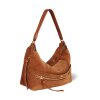 JEROME DREYFUSS - LUCKY HOBO TASKE 35X23X10 CM | CARAMEL