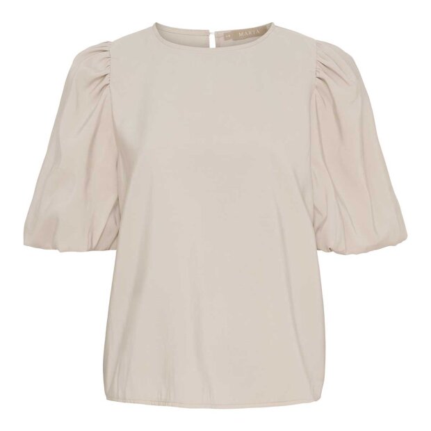 MARTA DU CHATEAU - LORAINE BLUSE | BEIGE