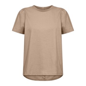 LEVETE ROOM - KOWA 5 T-SHIRT | GREIGE