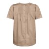 LEVETE ROOM - KOWA 5 T-SHIRT | GREIGE