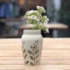 STINEMEI KERAMIK - MELLEM VASE | TRANSPARENT/EVIG FLOR