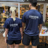 STOKVÆRK - SOCIAL RUN 7/5 Blå t-shirt + billet
