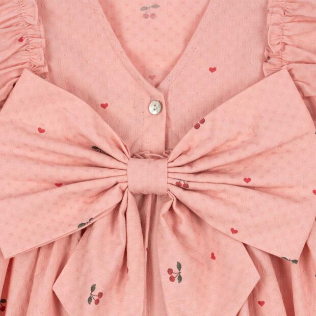 KONGES SLØJD - EVIA BOW DRESS | CHERRY COEUR