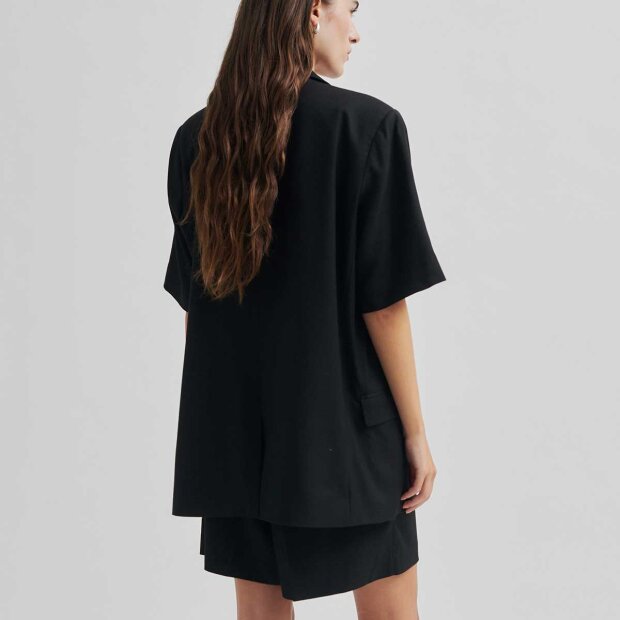 SECOND FEMALE - SHARO SS BLAZER | BLACK