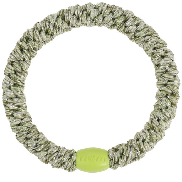 BON DEP - KKNEKKI HÅRELASTIK | SPARKLING GREEN GLITTER